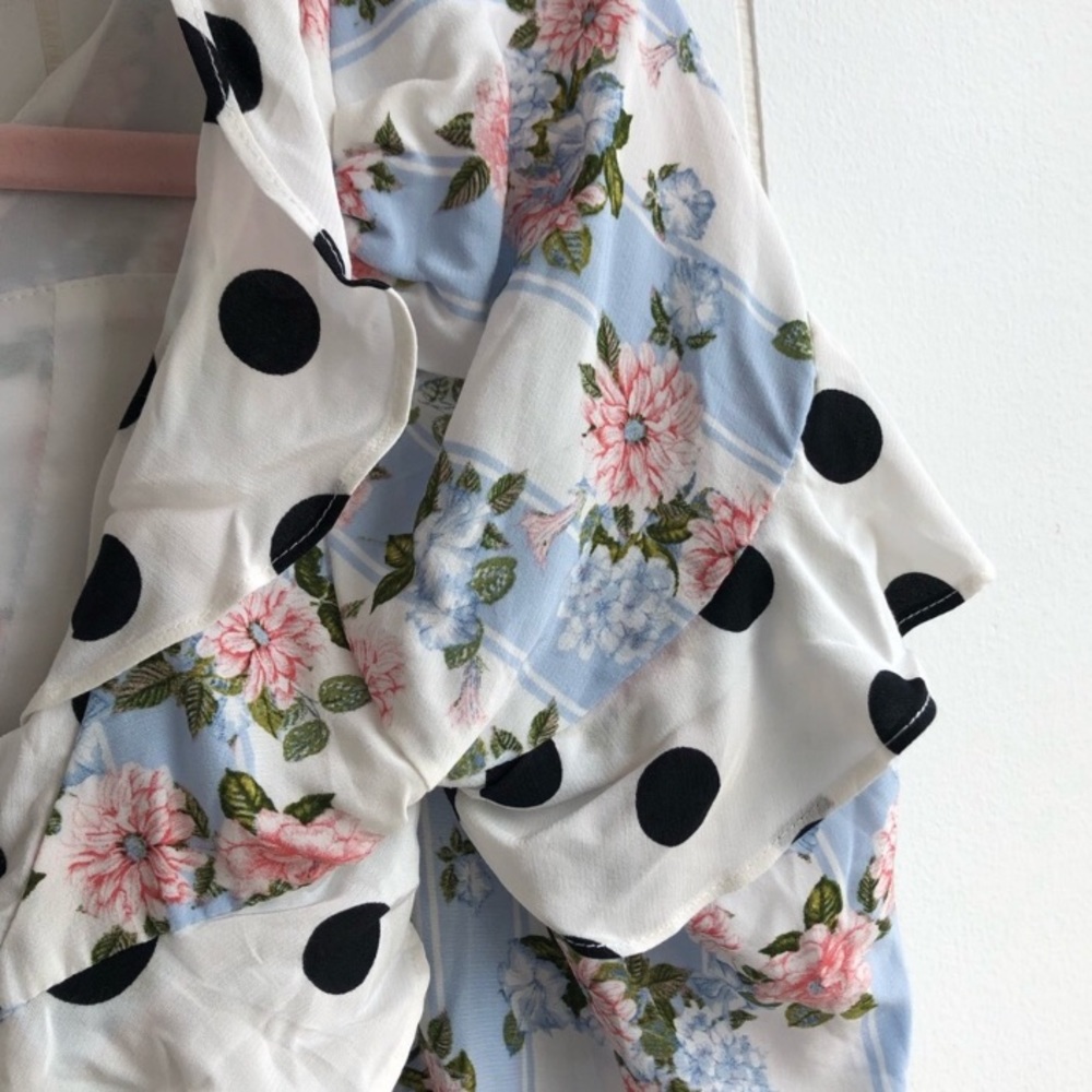 NWT For Love & Lemons St. Louis Floral Crop Top - Picture 3 of 4